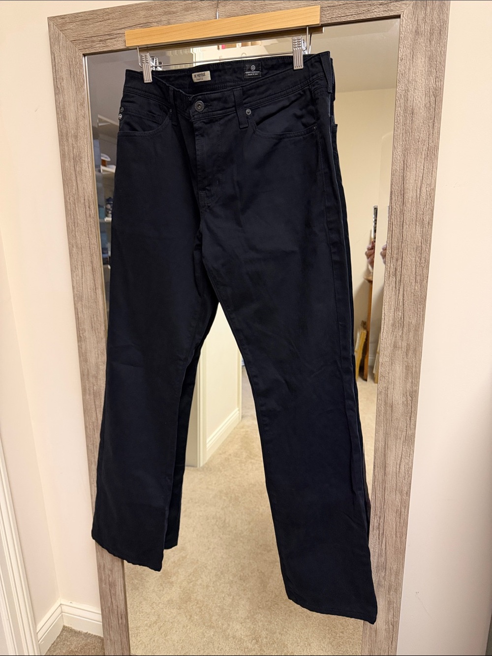 Ag Adriano Goldschmied Straight Men's Jeans in Black